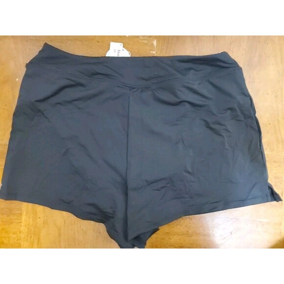 Keautikini Black Swim Shorts‎ Bottoms Stretch Size XL NWT New - Picture 2 of 7
